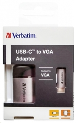 VERBATIM USB-C™ to VGA Adapter HUB