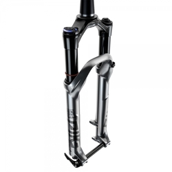 Vidlice RockShox Pike DJ - 26" 15x100 Solo Air 100 Gloss Silver, zav.z nohy vidlice, Alum