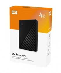 WD My Passport Portable 4TB černý