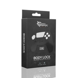 White Shark Silikonový obal BODY LOCK pro ovladač PS5, černý