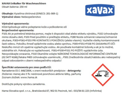 Xavax odstraňovač vodního kamene u praček, 250 ml