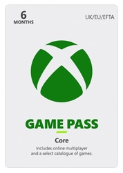 XBOX - Game Pass Core - předplatné na 6 měsíců (EuroZone)