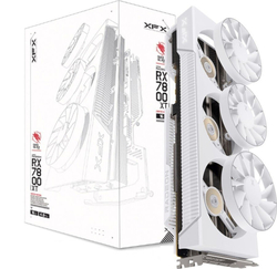 XFX Quicksilver AMD Radeon RX 7800 XT Magnetic Air Gaming, Arctic White