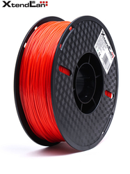 XtendLAN TPU filament 1,75mm transparentní červený 1kg