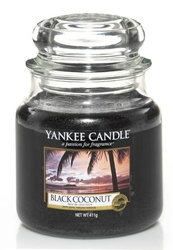 Yankee Candle Black Coconut vonná svíčka 411 g