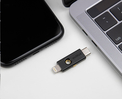 YubiKey 5Ci - USB-C, Lightning, klíč/token s vícefaktorovou autentizaci, podpora Smart Card (2FA)