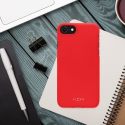 Zadní pogumovaný kryt FIXED Story pro Xiaomi Redmi 10C, červený