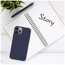 Zadní pogumovaný kryt FIXED Story pro Xiaomi Redmi Note 12 5G, modrý